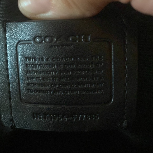 This is a brown and black coach satchel - Picture 6 of 7